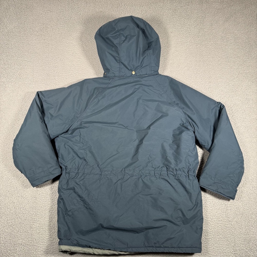 Vintage LL Bean Jacket Mens Large Blue Snow Parka Full Zip Hooded Goretex USA - Picture 11 of 11